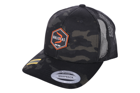 Czapka z daszkiem BALISTAS Badge - Trucker Multicam Black