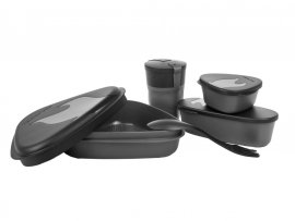 Turystyczny zestaw naczyń Light My Fire MealKit 2.0 czarny