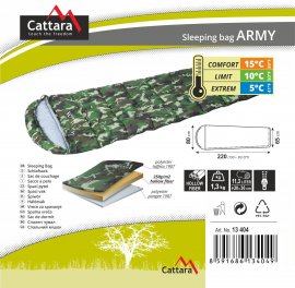 Śpiwór kołdrowy Army 200cm