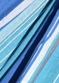 Hamak TEXTIL 200x100 cm niebiesko-biały