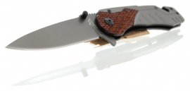 Nóż Drewno z blokadą bezpieczeństwa 21 cm