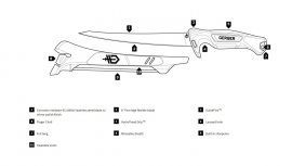 Nóż do filetowania Gerber Controller 203mm