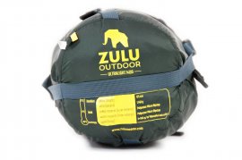 Śpiwór Zulu Ultralight 1400 185cm czarny 2