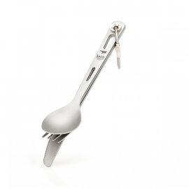 Tytanowy zestaw sztućców Keith Cutlery Set 2