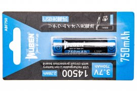 Bateria Wuben 14500B Li-Ion 750mAh 3