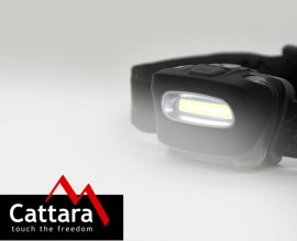 Latarka czołowa Cattara HORNET 130lm COB 3xAAA 4
