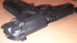 Recenzje: Pistolet wiatrówkowy Beretta M9A3 FM Black 4,5mm - 3