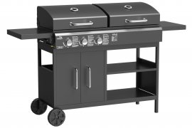 Grill Cattara COUPLE 2in1 Gaz / Węgiel drzewny 2