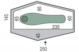 Namiot Pinguin Echo 1 DAC Zielony 2