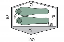 Namiot Pinguin Echo 2 DAC Zielony 2