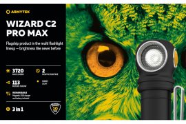 Latarka czołowa Armytek Wizard C2 Pro MAX ciepłe światło 3