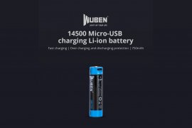 Bateria Wuben 14500B Li-Ion 750mAh 4