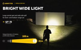 Latarka Armytek Prime C2 Pro Max Ciepłe światło 3
