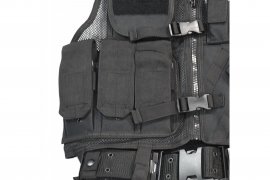 Kamizelka taktyczna Mil-Tec CROSSDRAW USMC czarna 3
