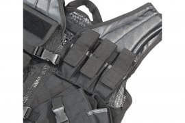 Kamizelka taktyczna Mil-Tec CROSSDRAW USMC czarna 2
