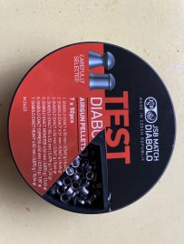Recenzje: Śrut diabolo JSB Exact Test do karabinu 4,5mm 350szt - 2