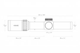 Luneta Hawke Vantage 30 1-8x24 IR Tactical BDC 5,56 4