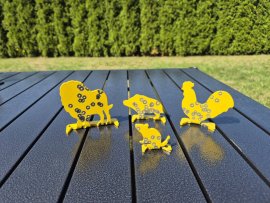 Recenzje: Tarcze Venox metalowe zwierzęta 4 szt. - 1