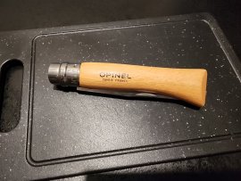 Recenzje: Nóż Opinel 10 składany Inox buk - 1