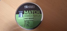 Recenzje: Diabolo JSB Match do pistoletu 4,50mm 500szt - 1