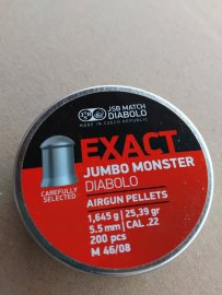 Recenzje: Diabolo JSB Exact Jumbo Monster 5,52mm 200szt - 1
