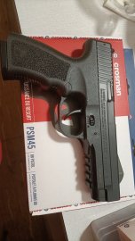 Recenzje: Pistolet pneumatyczny Crosman PSM45 Czarny 4,5mm - 2