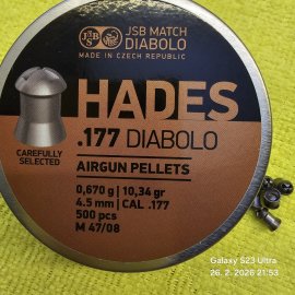 Recenzje: Diabolo JSB Hades 4,5mm 500 szt. - 1