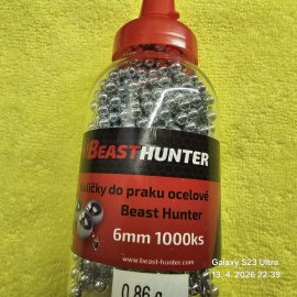 Recenzje: Stalowe kulki do procy Beast Hunter 6mm 1000 szt. - 1