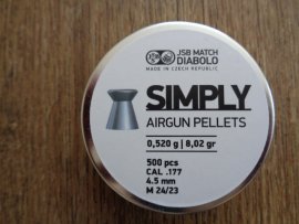Recenzje: JSB Simply 4,50mm 500szt 0,520g - 1