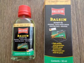 Recenzje: Ballistol Balsin olej do kolb 50ml Jasny - 1