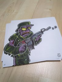 Recenzje: Tarcza wiatrówkowa 14x14 Zombie Z1 1szt - 1