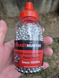 Recenzje: Stalowe kulki do procy Beast Hunter 6mm 1000 szt. - 1