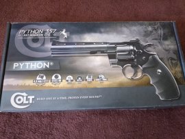 Recenzje: Wiatrowy rewolwer Umarex Colt Python 6" czarny Diabolo/BB 4,5mm - 2