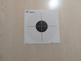 Recenzje: Tarcze wiatrówkowe Venox 14x14 100 szt. - 1