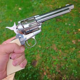 Recenzje: Wiatrówkowy rewolwer Umarex Colt SAA .45 Diabolo nikiel 4,5 mm - 1