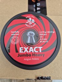 Recenzje: Śrut JSB Exact Jumbo Heavy 5,52mm 500 szt. - 1