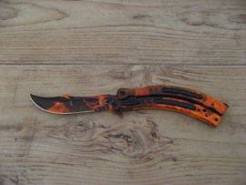 Recenzje: Nóż Joker motylek JKR614 Flames - 5