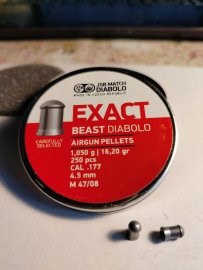 Recenzje: Diabolo JSB Exact Beast 4,52mm 250szt - 1
