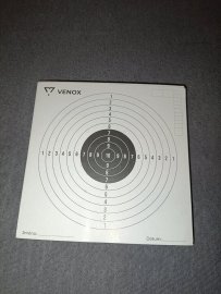 Recenzje: Tarcze wiatrówkowe Venox 14x14 100 szt. - 1