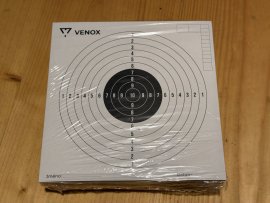 Recenzje: Tarcze wiatrówkowe Venox 14x14 100 szt. - 1
