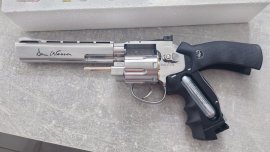 Recenzje: Rewolwer pneumatyczny ASG Dan Wesson 6" silver na śrut 4,5 mm - 1
