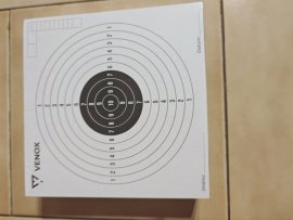 Recenzje: Tarcze wiatrówkowe Venox 14x14 100 szt. - 1
