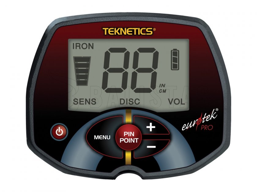 Wykrywacz metali Teknetics Eurotek PRO 11'' DD zestaw 4