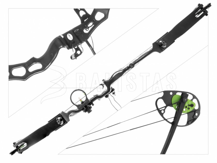 Łuk Poe Lang Predator II czarny 45-65lbs 3