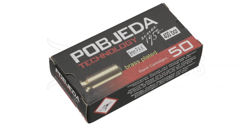 Startovací naboje Pobjeda 9mm pistolet 50 szt. 2