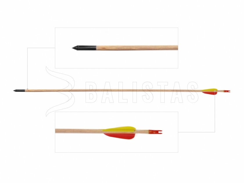 Strzała drewniana 28" Poe Lang 3