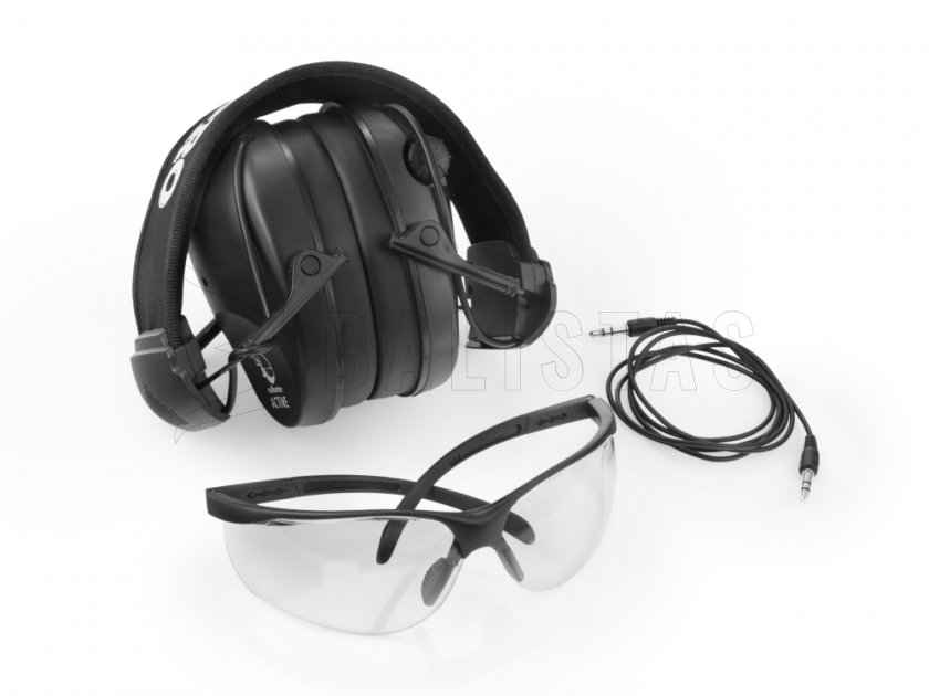 Słuchawki RealHunter Active Pro czarne + okulary 4