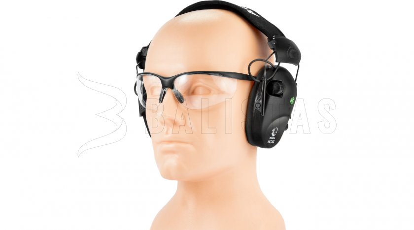 Słuchawki RealHunter Active Pro czarne + okulary 14