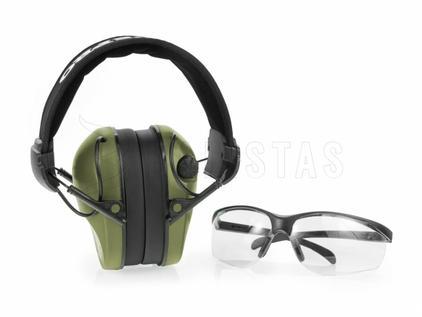 Słuchawki RealHunter Active Pro Zielone + Okulary 3