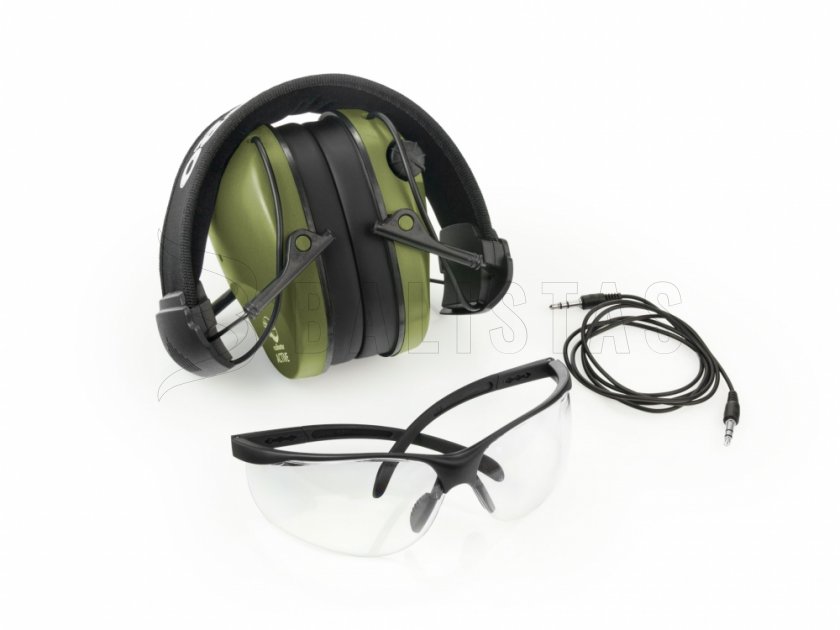Słuchawki RealHunter Active Pro Zielone + Okulary 4